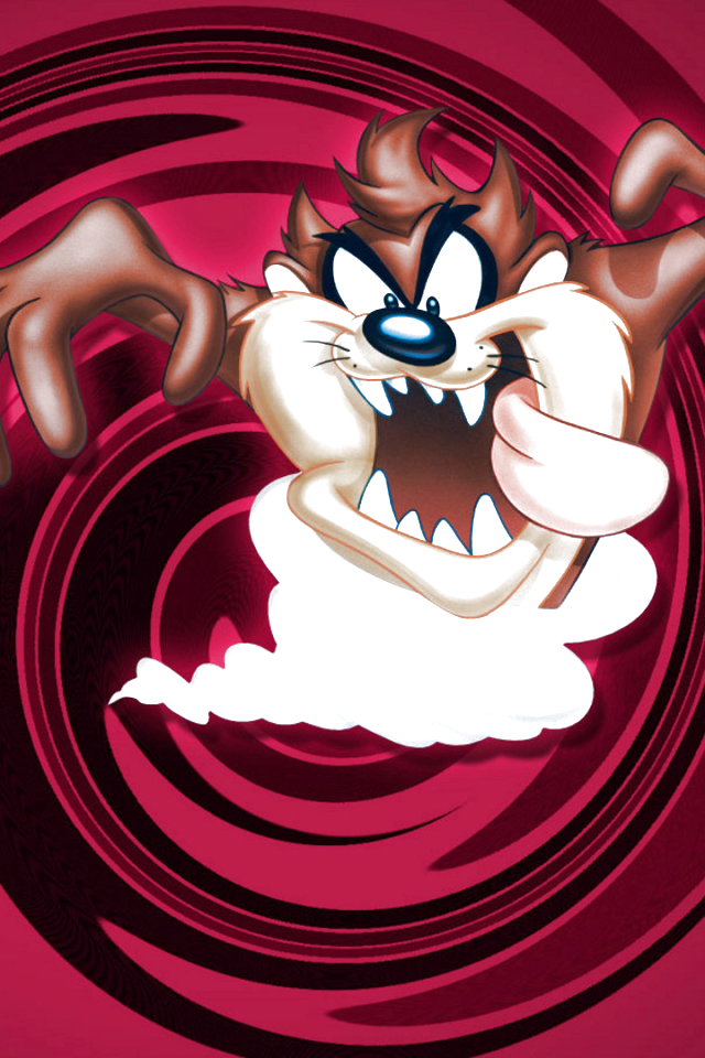 Tasmanian Devil Cartoon - 640x960 Wallpaper 