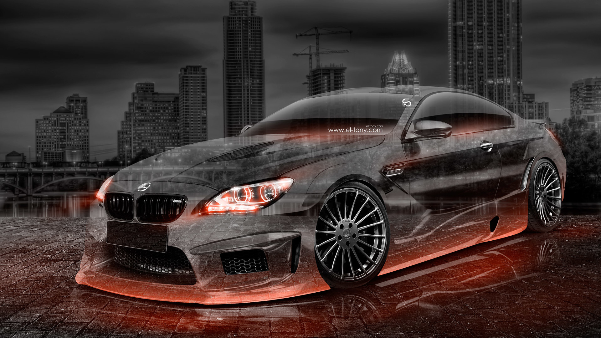 Bmw M6 Hamann Tuning 3d Crystal City Car 
 Data Src - Tuning Car Wallpaper Bmw - HD Wallpaper 