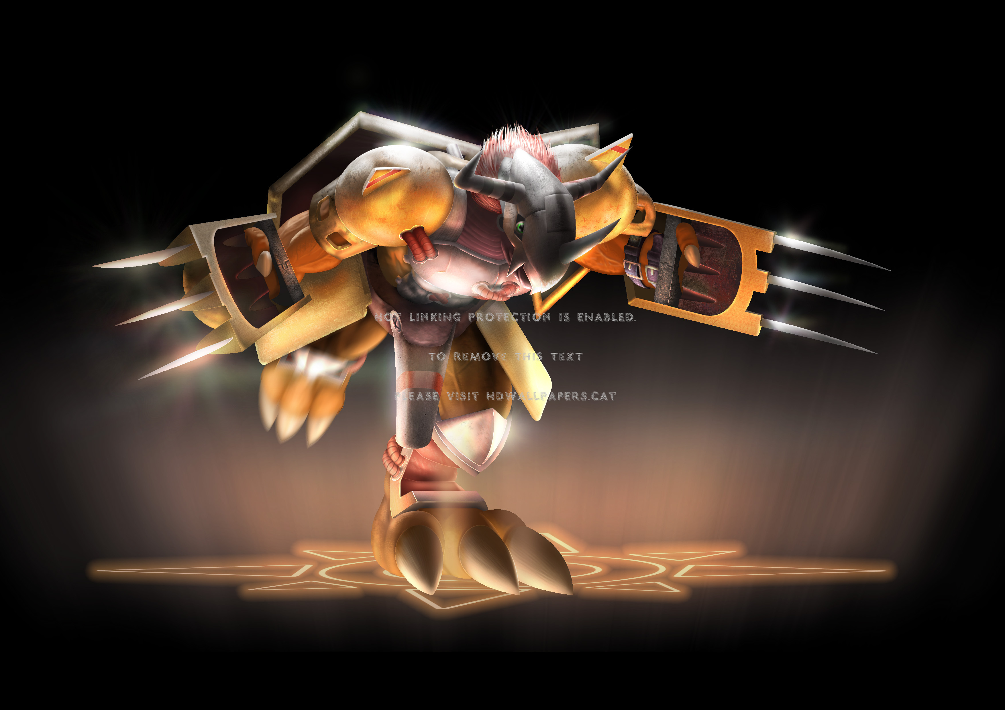 Wargreymon Digimon 3d Courage Anime - Digimon Wargreymon Art - HD Wallpaper 