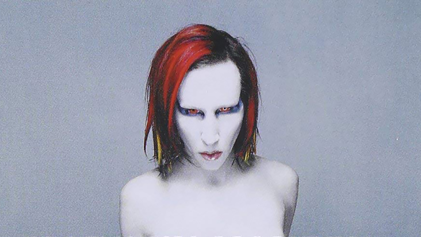 Marilyn Manson Mechanical Animals Album Cover 1600x900 Wallpaper