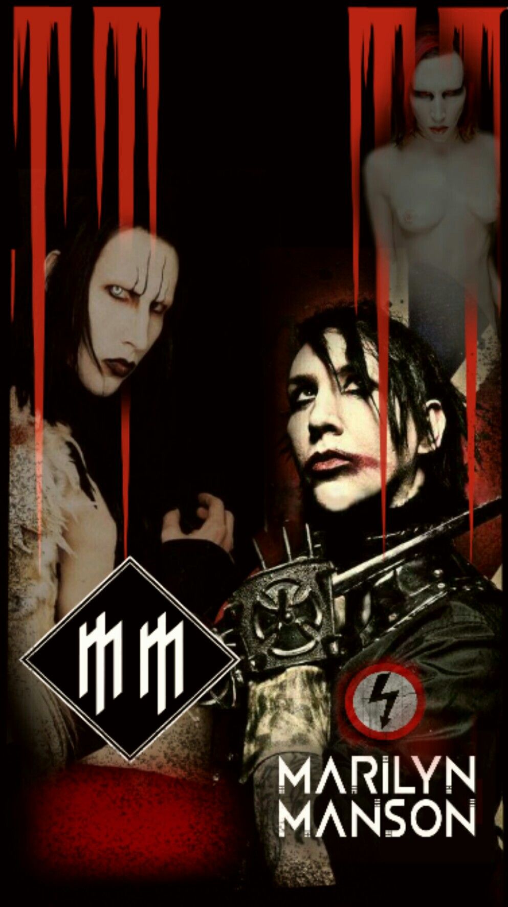 Marilyn Manson Mm - HD Wallpaper 
