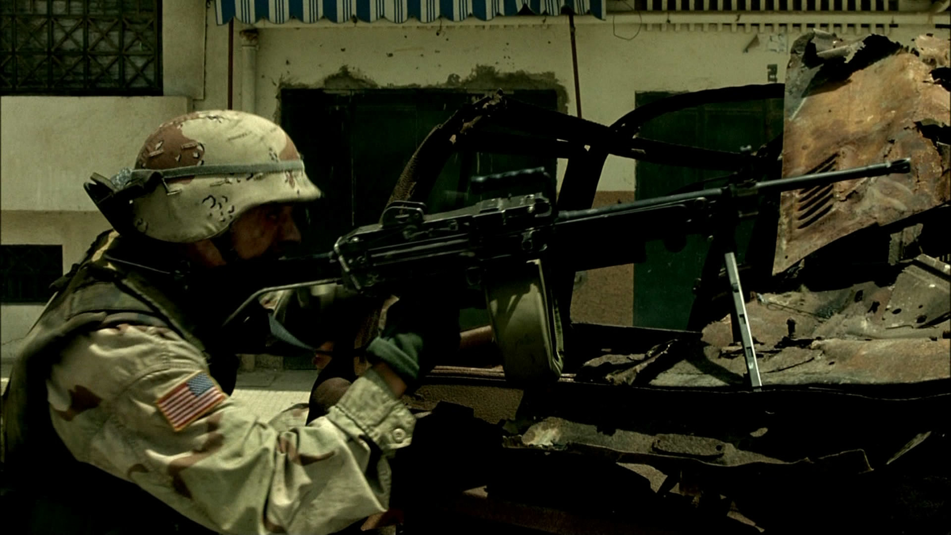 Wallpaper Black Hawk Down Drama History War Action - Black Hawk Down M249 - HD Wallpaper 
