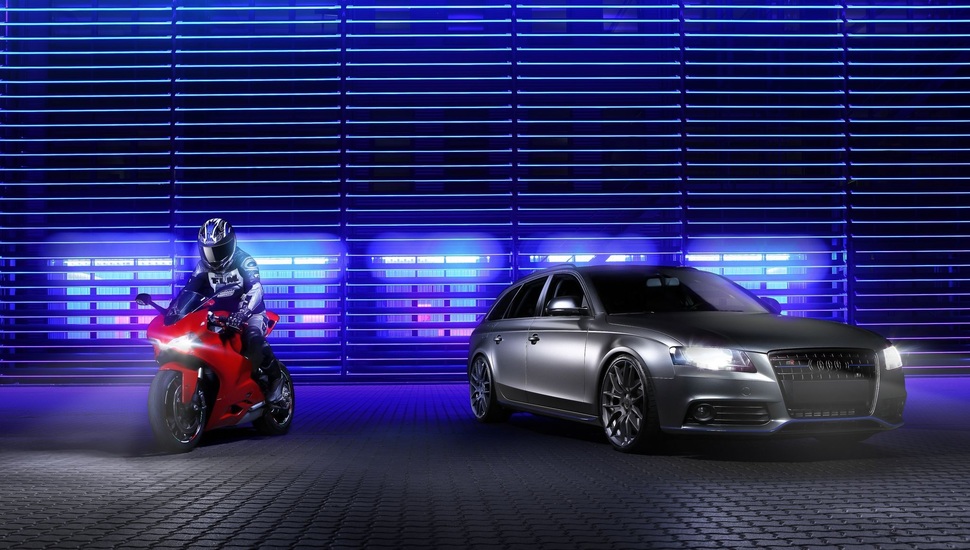 A4, Front, Silvery, Avant, Sport Bike, Ducati, Panigale, - Ducati - HD Wallpaper 