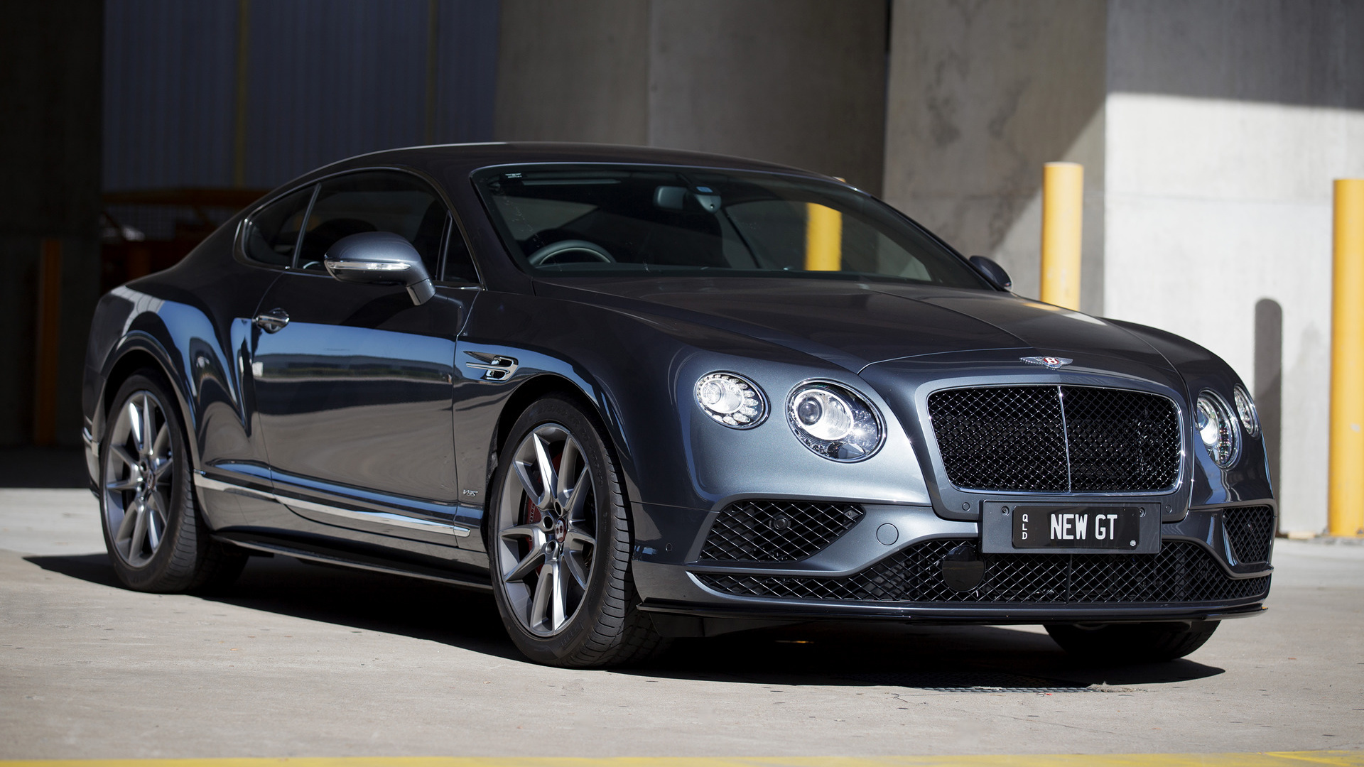 2016 Bentley Continental Gt Wallpaper Hd - Bentley Gt V8 2016 - HD Wallpaper 