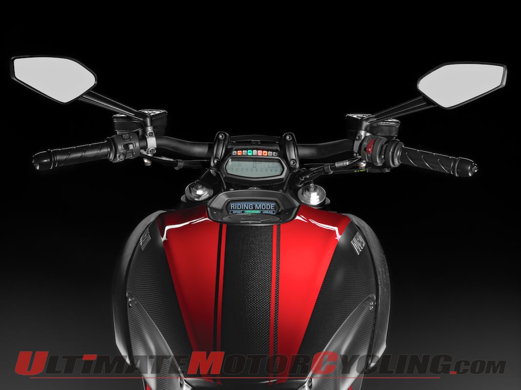 2015 Ducati Diavel Carbon Red - HD Wallpaper 