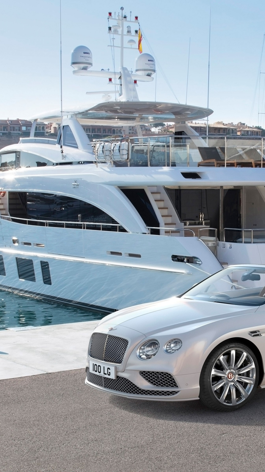 Bentley Continental Gt Convertible Wallpaper - Bentley Continental 2018 Sedan - HD Wallpaper 