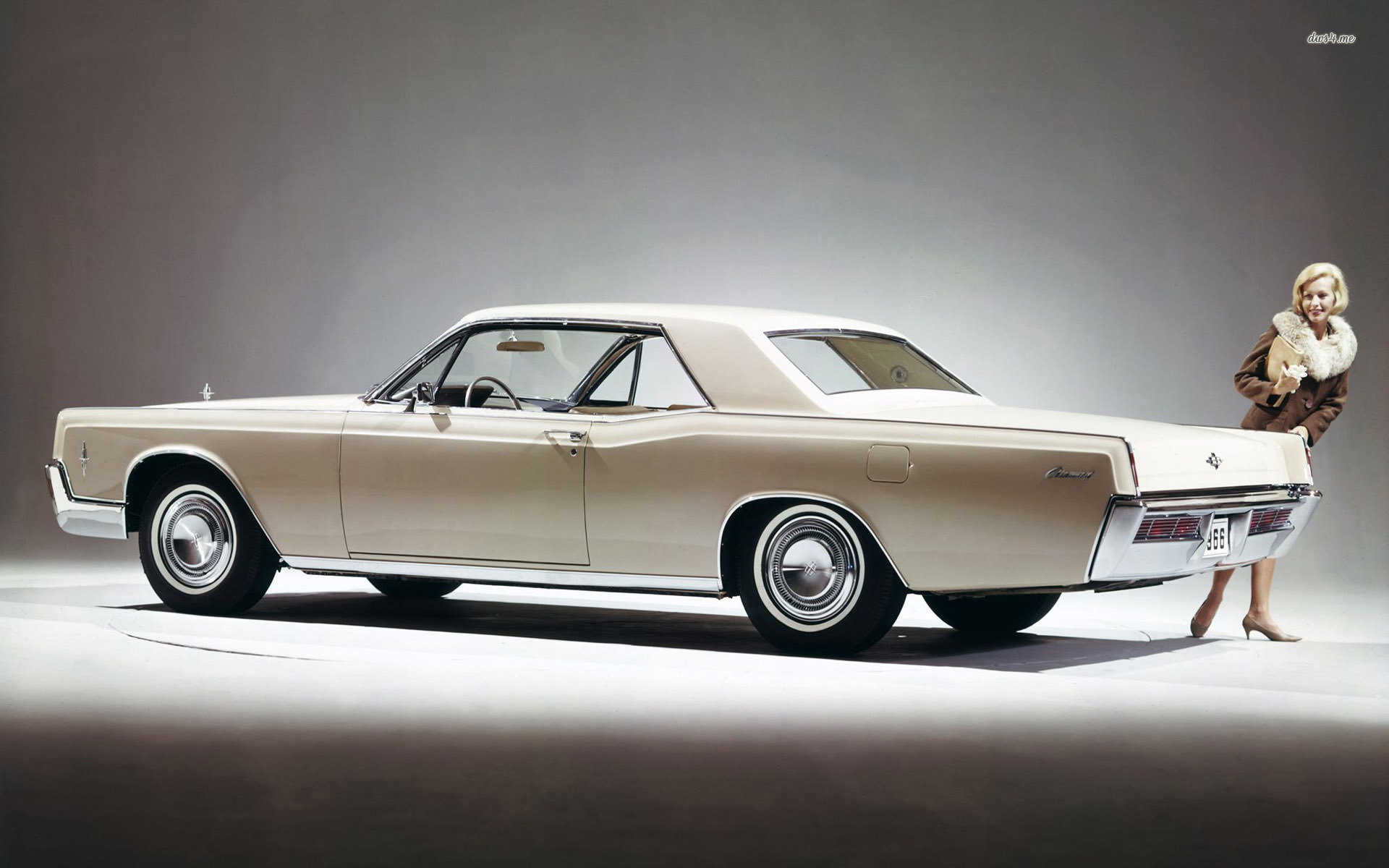 1966 Lincoln Continental Design - HD Wallpaper 