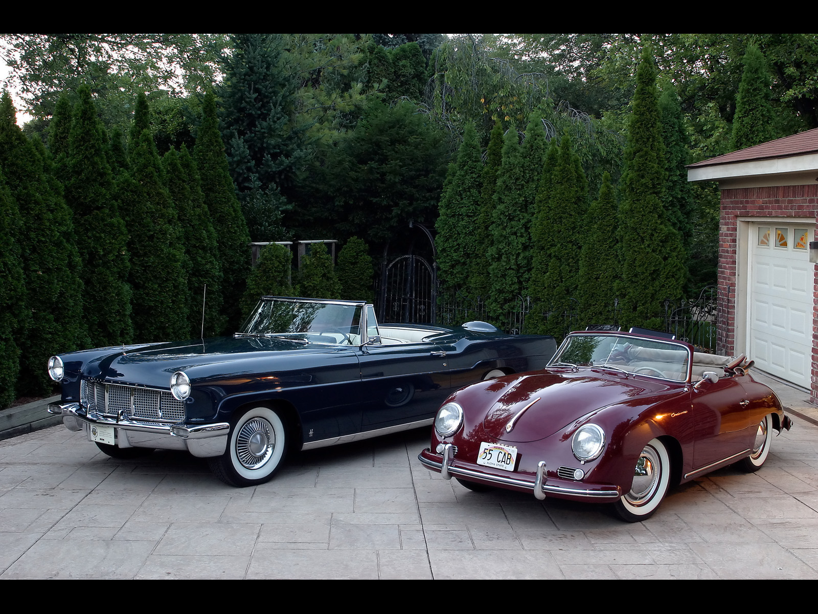 1956 Continental Mark Ii Convertible - HD Wallpaper 