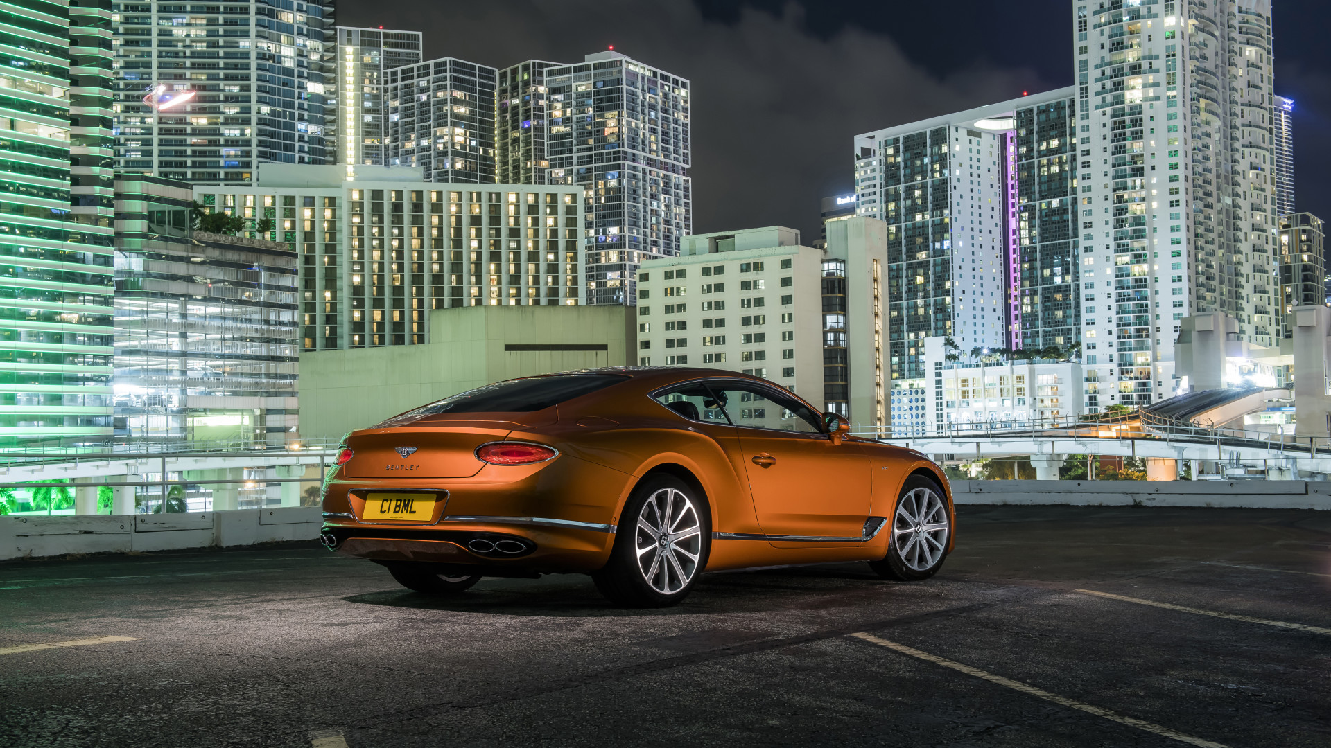 Bentley Gt 2019 V8 - HD Wallpaper 