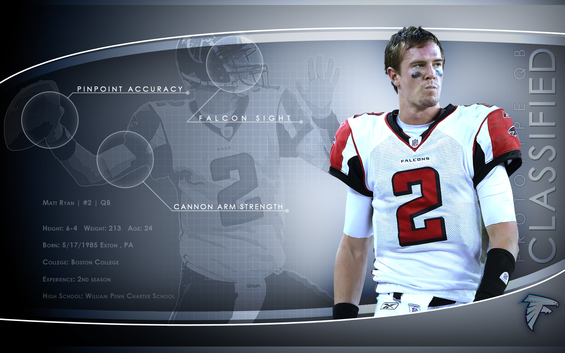 Matt Ryan Falcons - HD Wallpaper 