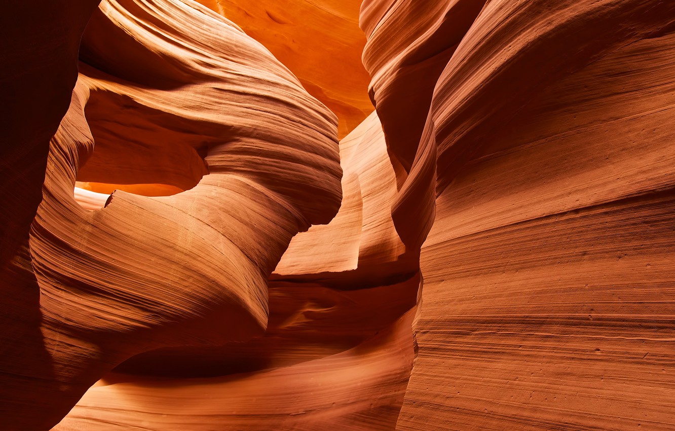 Photo Wallpaper Nature, Rocks, Texture, Canyon, Cave, - Lower Antelope Canyon - HD Wallpaper 