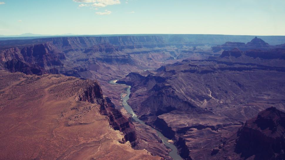 River Grand Canyon Canyon Desert Hd Wallpaper,nature - HD Wallpaper 