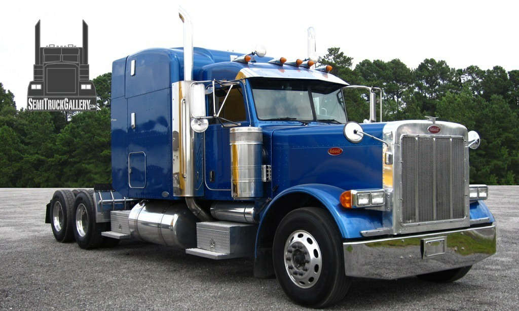 Peterbilt Semi Truck Gallery 1 At Semitruckgallery - Trailer Truck - HD Wallpaper 