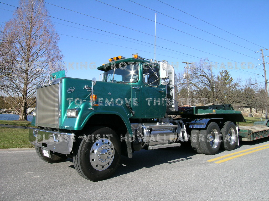 Mack Truck Transport Road Cars - Trailer Truck - HD Wallpaper 