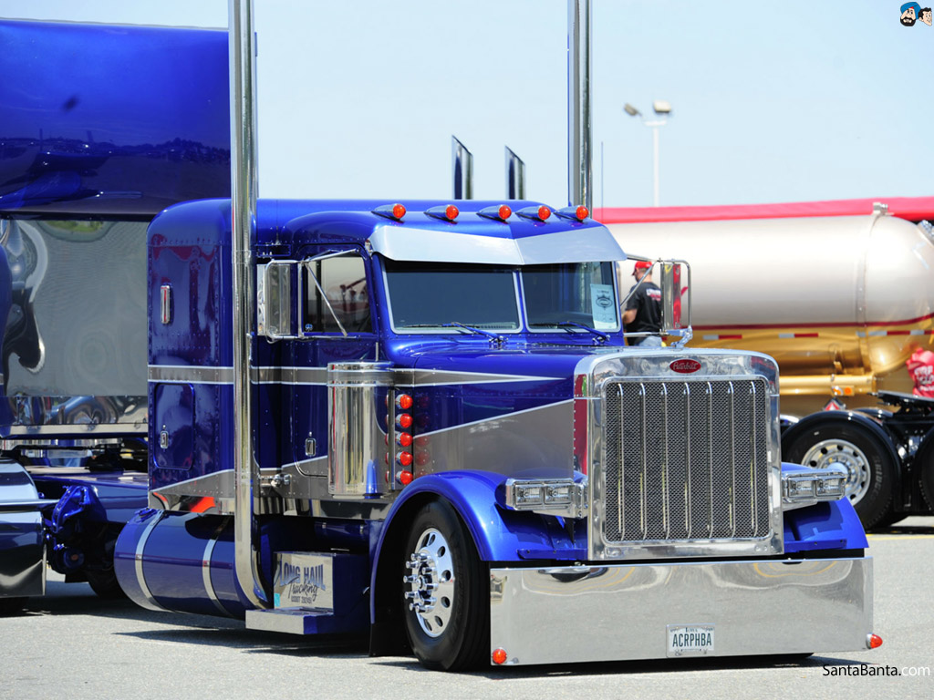 Trucks - Peterbilt Large Car - HD Wallpaper 