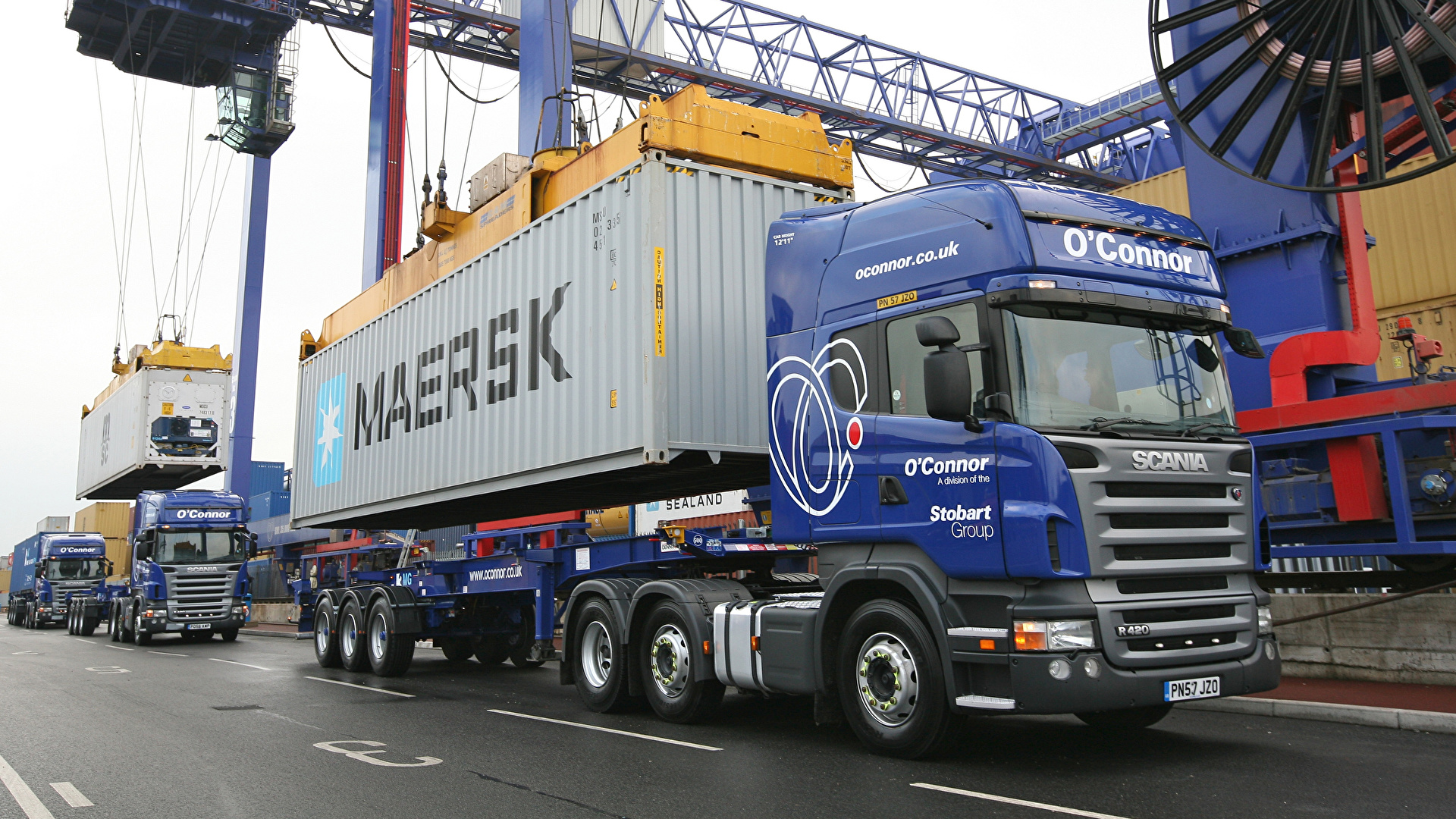 Scania Container Truck - HD Wallpaper 