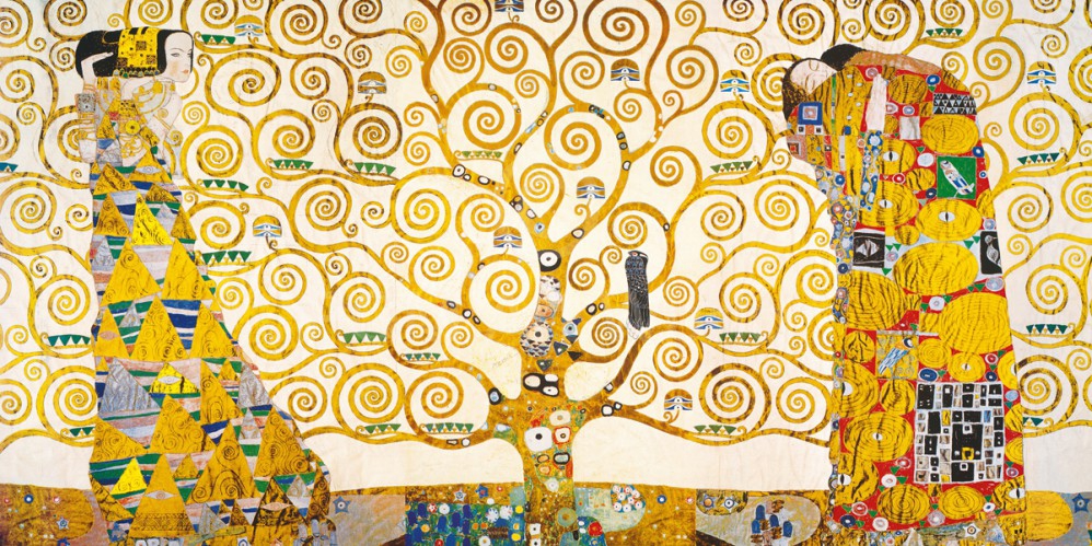 Arbre De Vie Klimt 998x499 Wallpaper Teahub Io