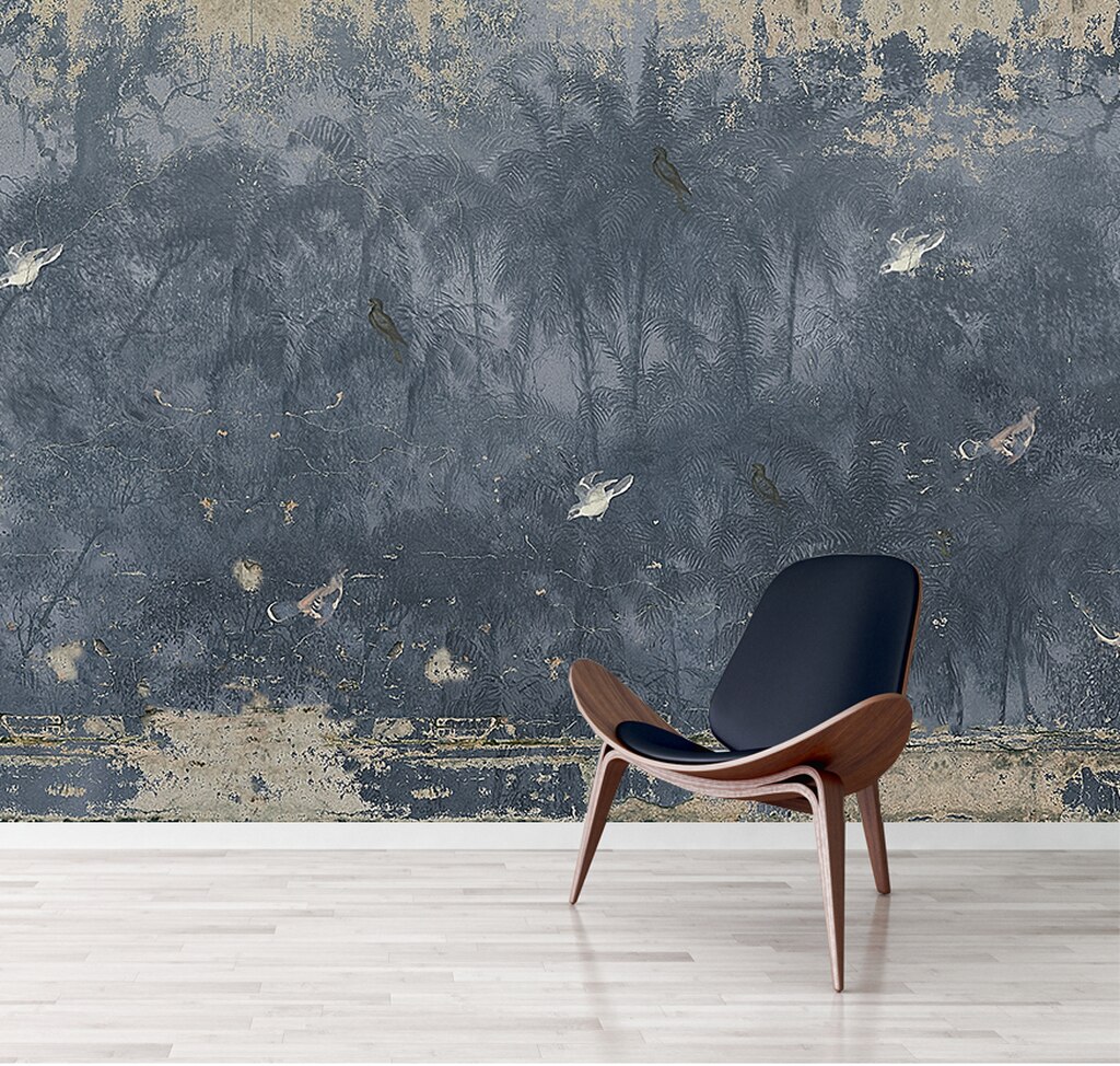 Tropical Forest Fading - Chair - HD Wallpaper 