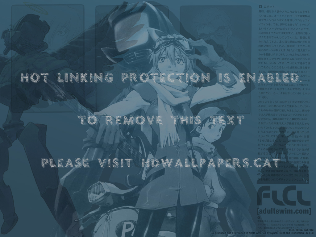 Flcl Group Naota Fooly Cooly Canti Haruko - Flcl - HD Wallpaper 