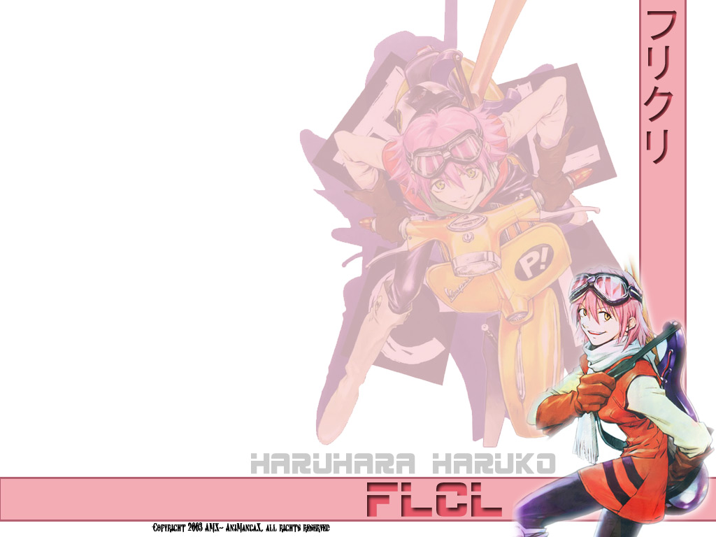 Flcl Haruko - HD Wallpaper 