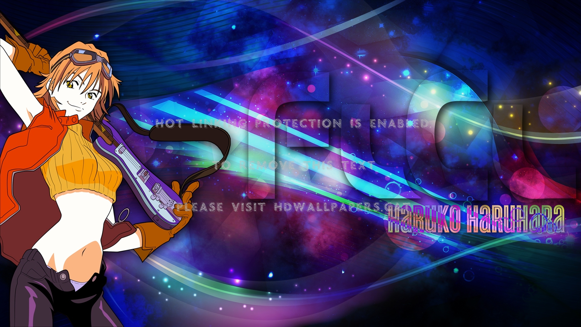 Haruko Haruhara Furi Kuri Flcl Fooly Cooly - Anime - HD Wallpaper 