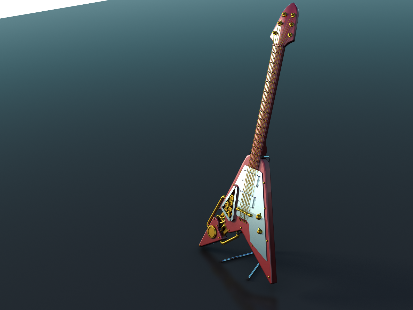 Flcl Fooly Wallpaper - Folk Instrument - HD Wallpaper 