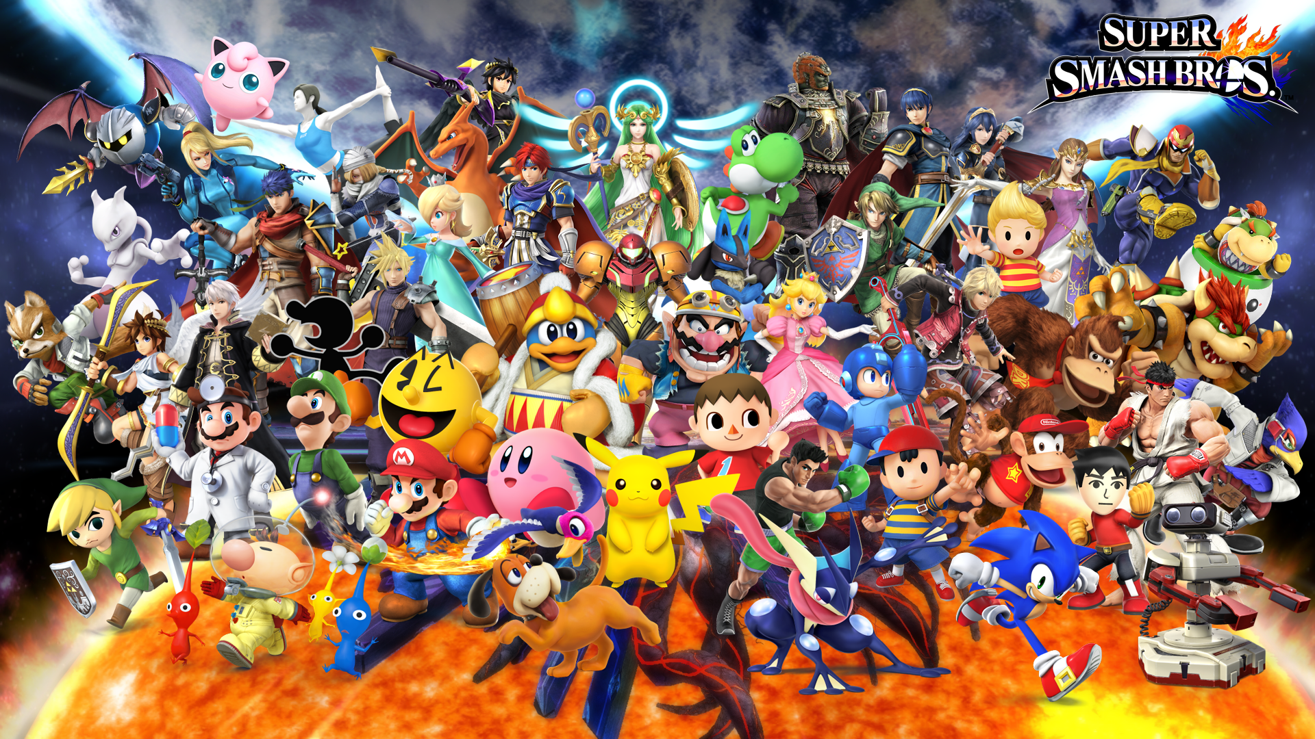 Super Smash Bros 2018 - HD Wallpaper 