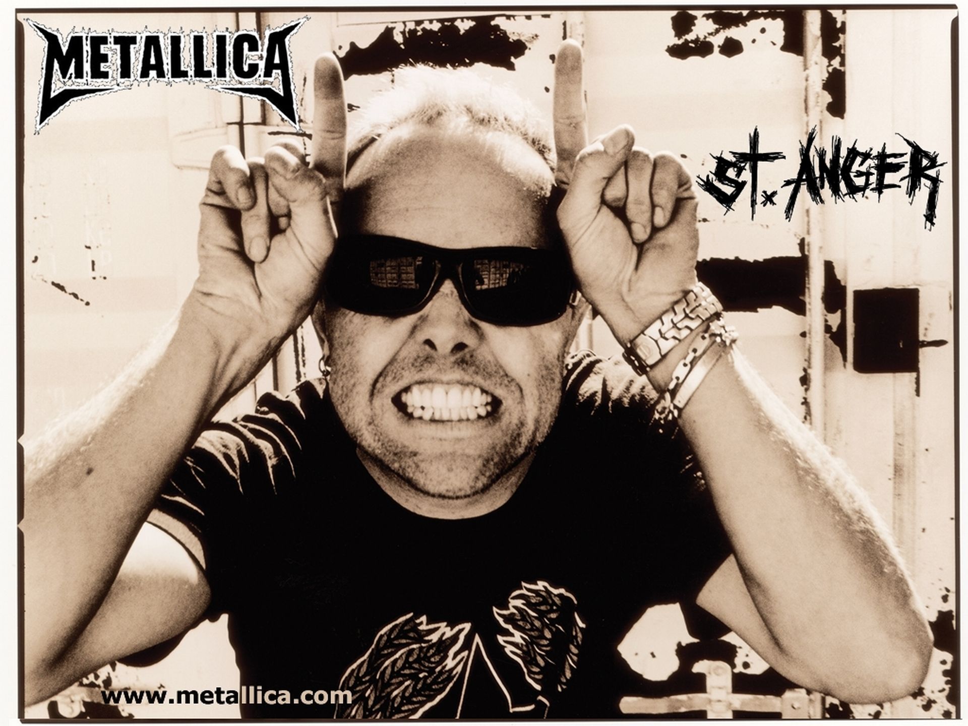 St Anger Lars Ulrich - HD Wallpaper 
