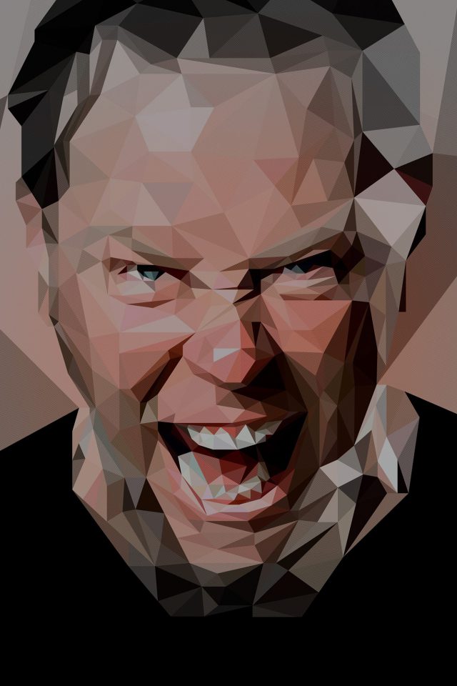 James Hetfield Music Metallica Bw Iphone Wallpaper - James Hetfield Iphone 11 - HD Wallpaper 