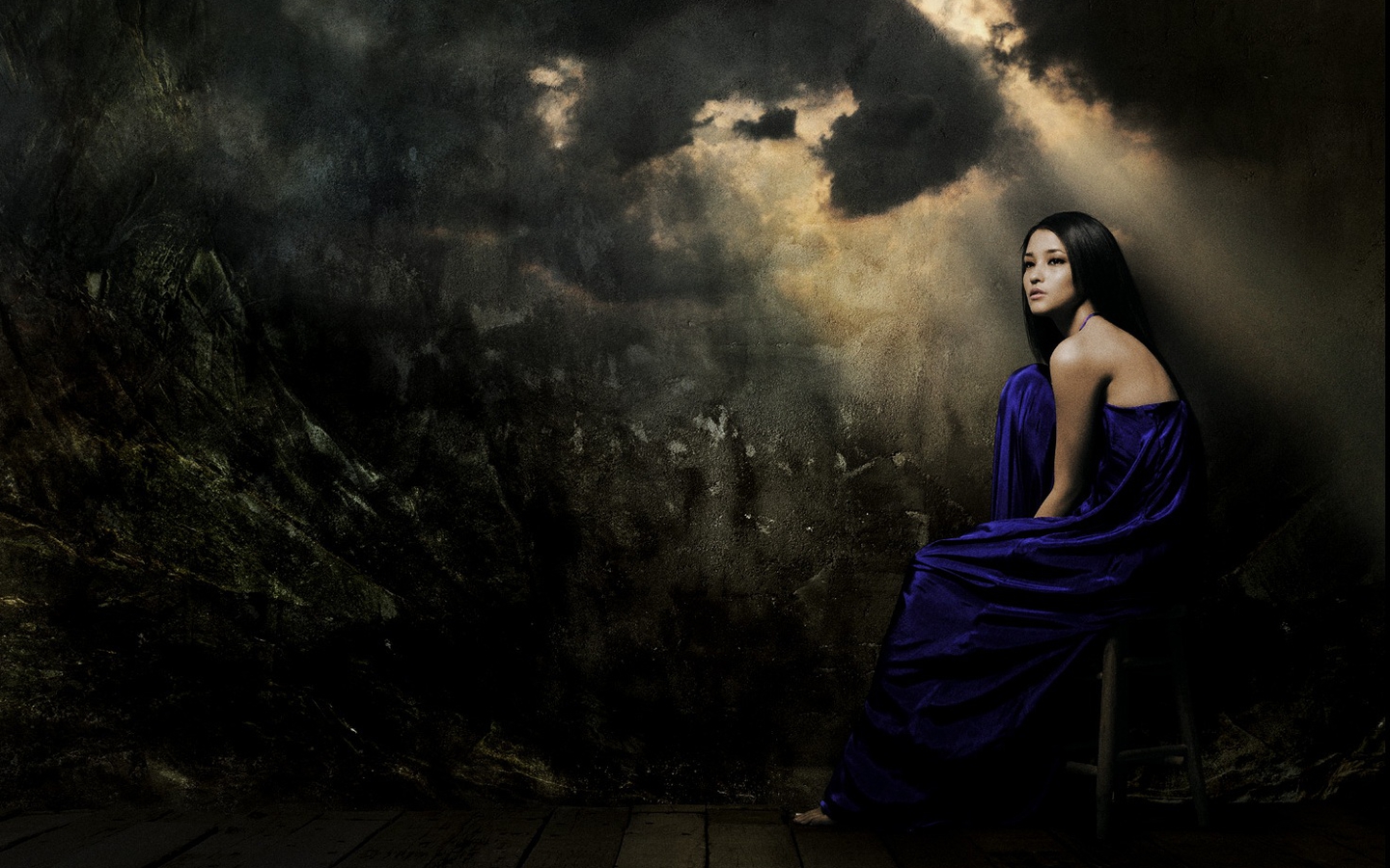 Women In The Dark Room - HD Wallpaper 