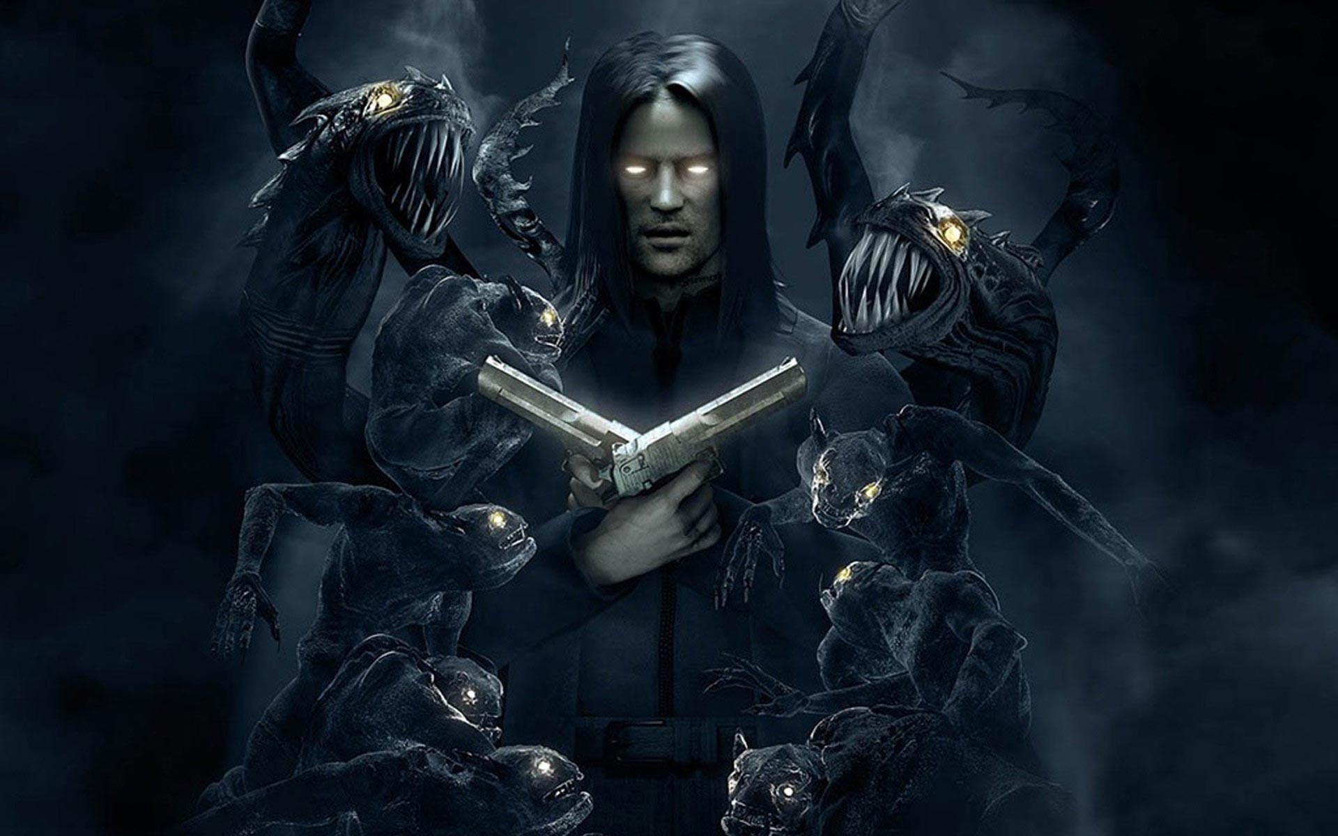 Dark Monster Wallpaper Backgrounds 
 Data-src - Darkness 2 Main Character - HD Wallpaper 