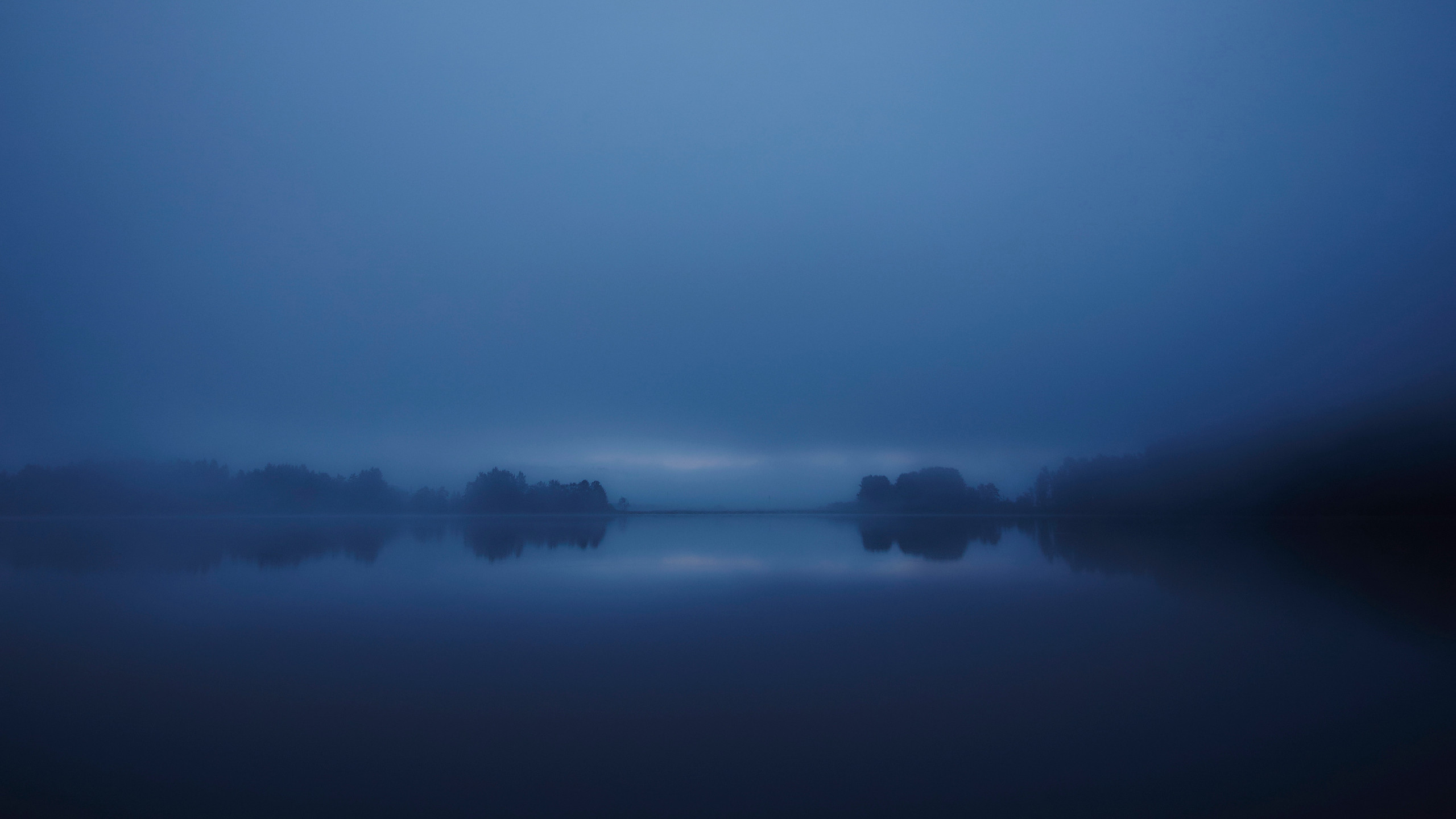 Dark Hour Landscape Wallpapers - Reflection - HD Wallpaper 