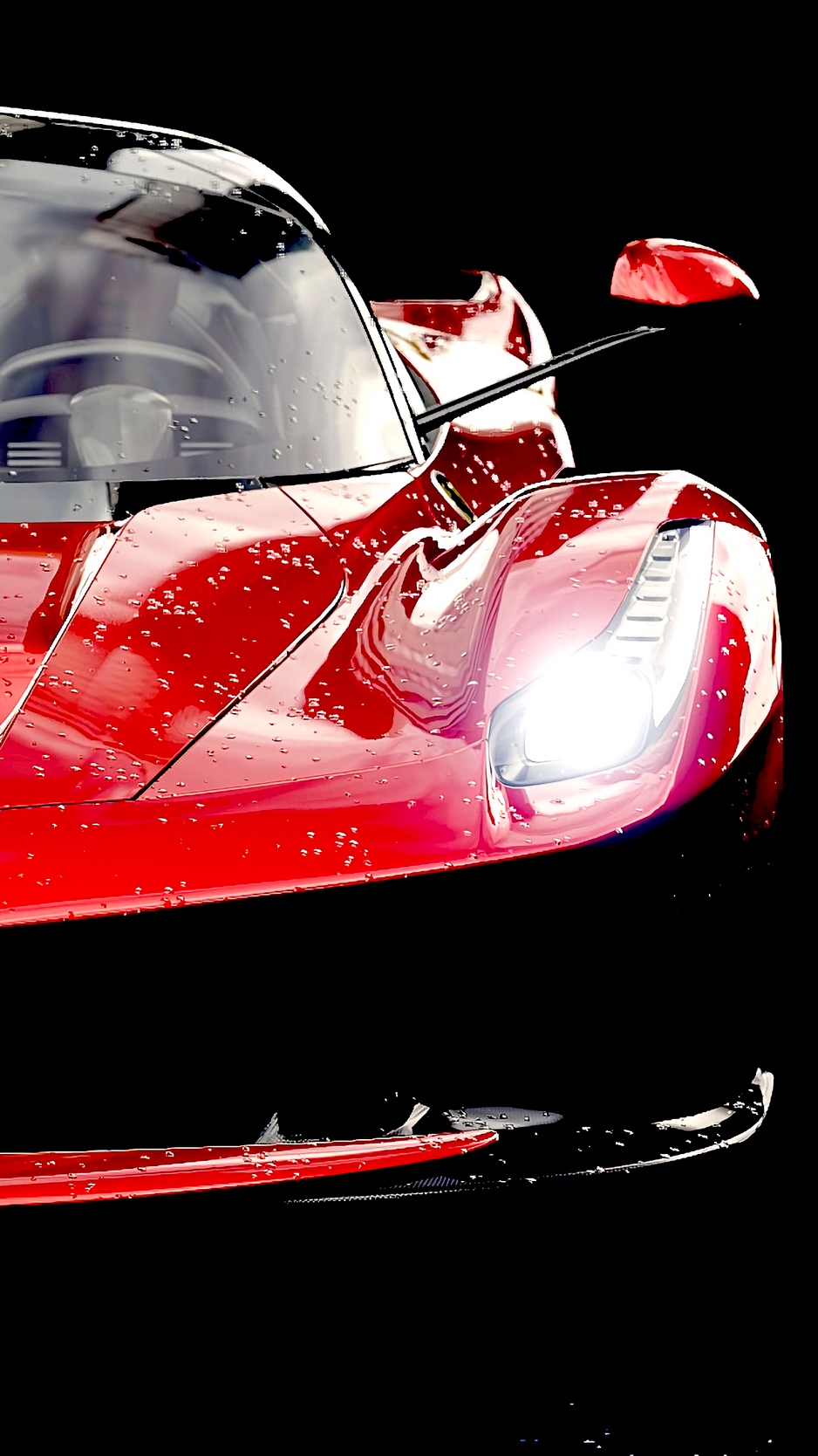 Wallpaper Ferrari Laferrari, Ferrari, Red, Sports Car, - Red La Ferrari Front - HD Wallpaper 