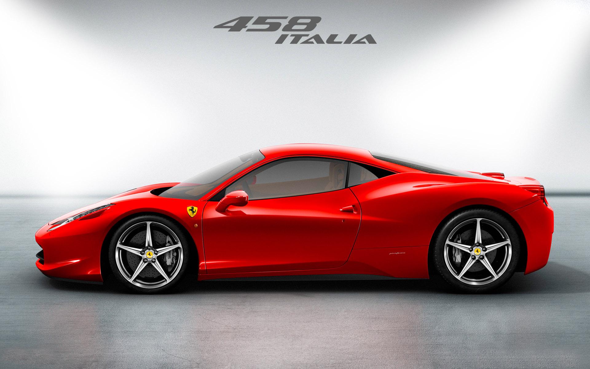 Hd Fire Red Ferrari 458 Italia Wallpaper Ferrari 458 Italia Side 1920x1200 Wallpaper Teahub Io