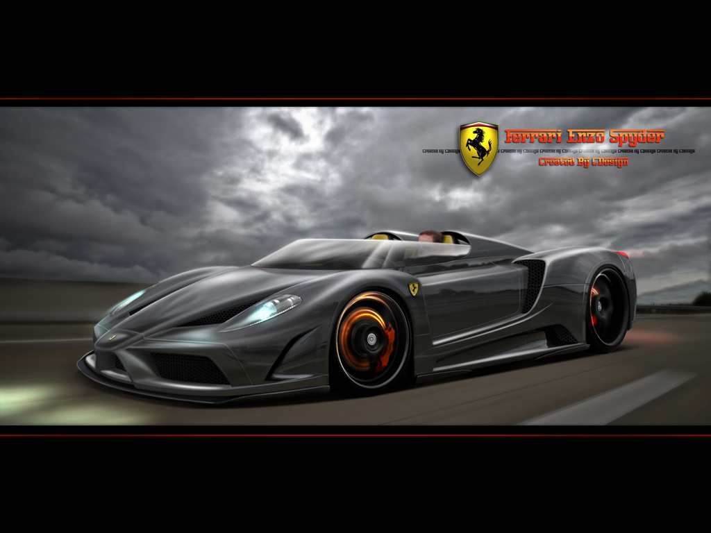 Ferrari Enzo Hd Wallpaper Hd Wallpapers For Desktop - Ferrari Enzo Spyder - HD Wallpaper 