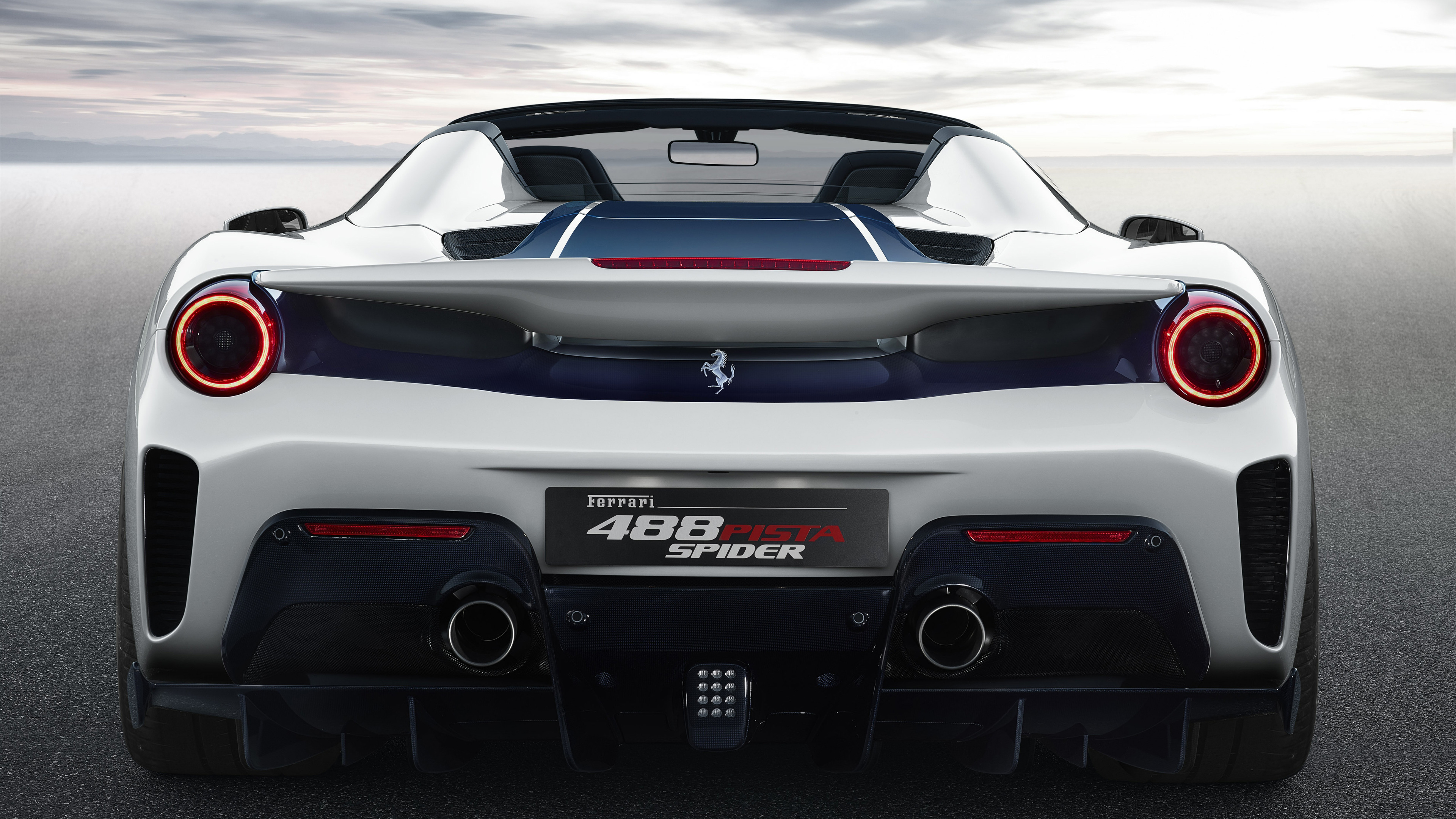 2018 Ferrari 488 Pista Spider Rear - Ferrari 488 Pista Spider - HD Wallpaper 