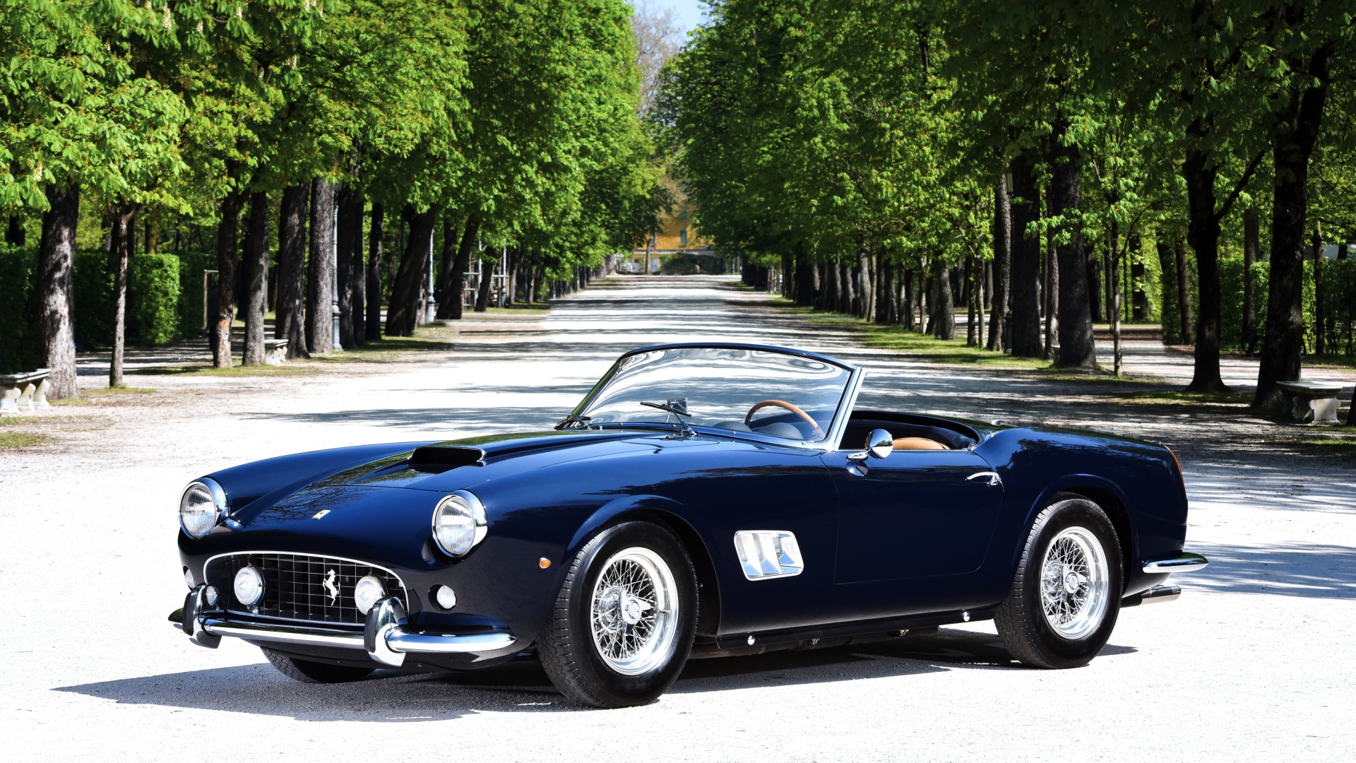 Wallpaper Ferrari 250 Gt Retro Cabriolet Sports Car - Ferrari 250 Gt California - HD Wallpaper 
