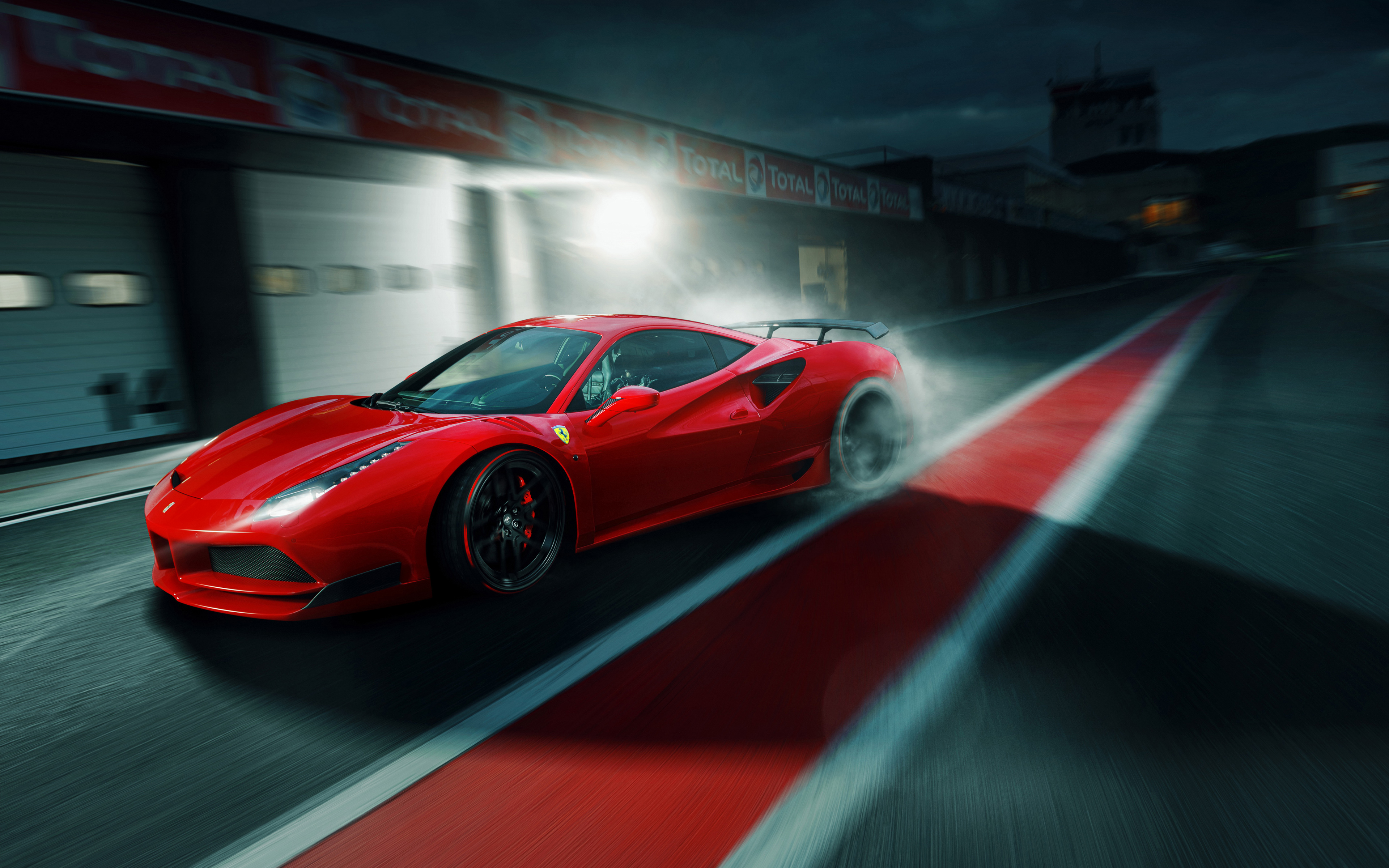 Novitec N Largo Ferrari 488 Gtb 4k Wallpapers Hd Wallpapers - Ferrari 488 Gtb 4k - HD Wallpaper 