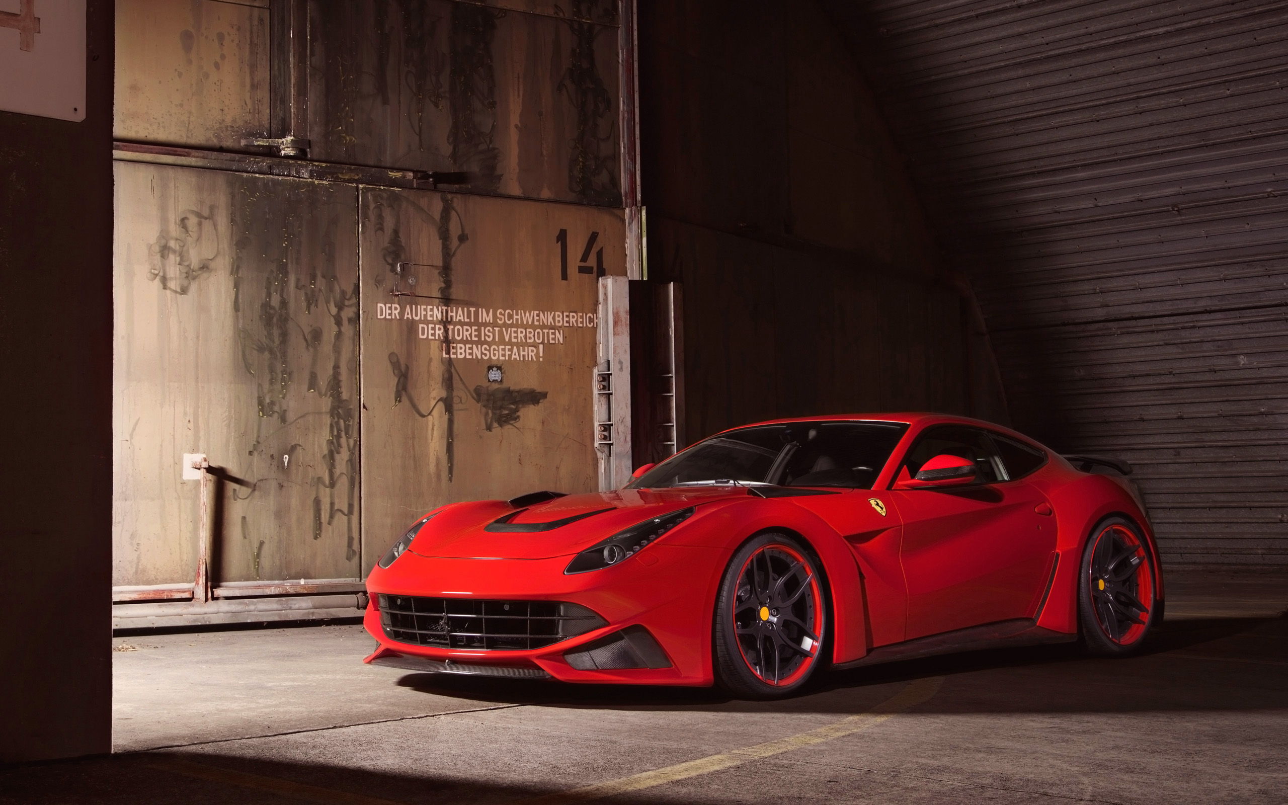 Ferrari F12 Berlinetta Novitec Rosso N Largo - HD Wallpaper 