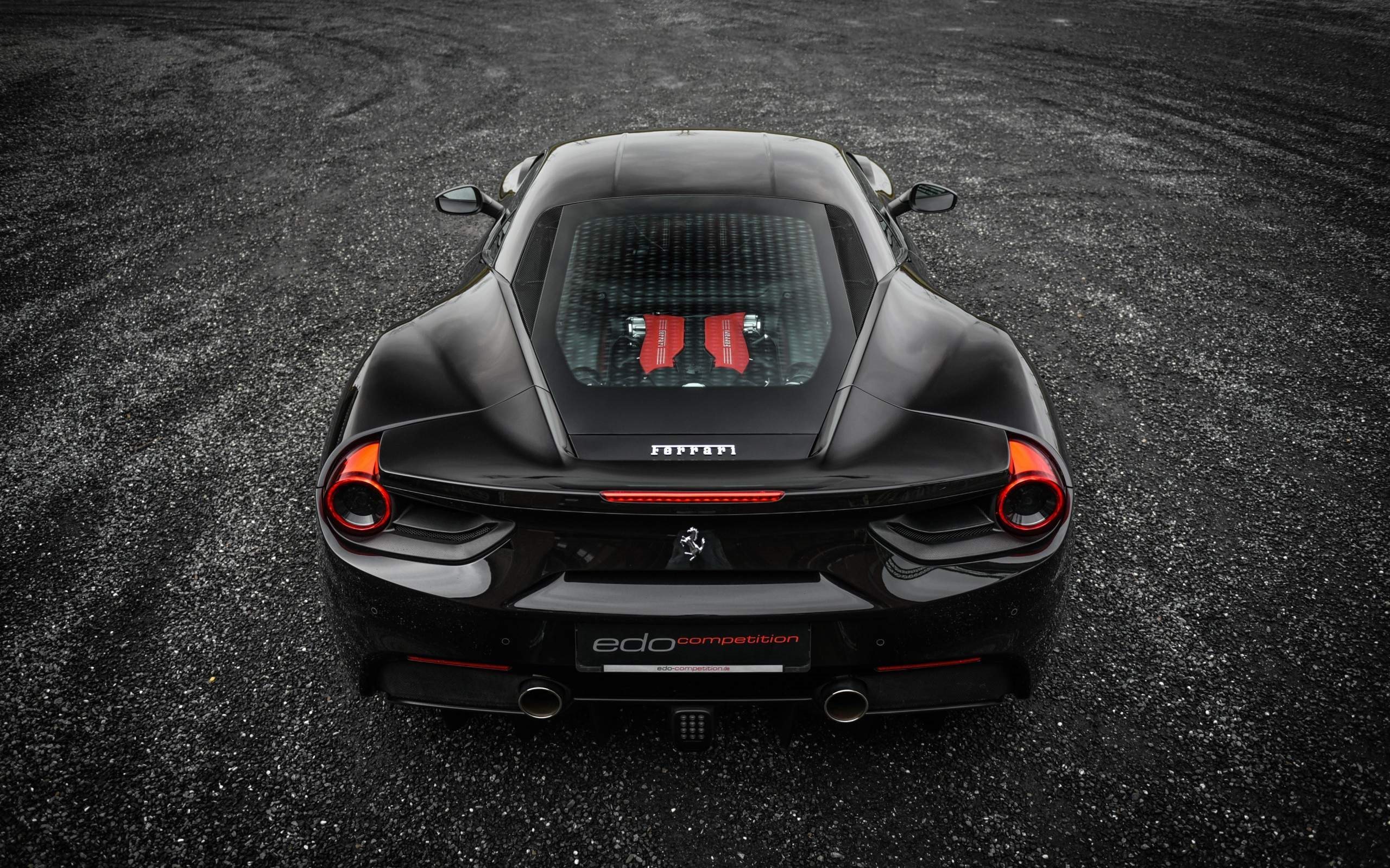 Ferrari 488 Gtb, Tuning Ferrari, Black Ferrari, Sports - Ferrari 488 Spider Black - HD Wallpaper 