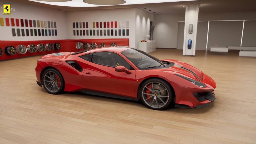 2019 Ferrari 488 Pista - Ferrari 488 Pista Engine - HD Wallpaper 