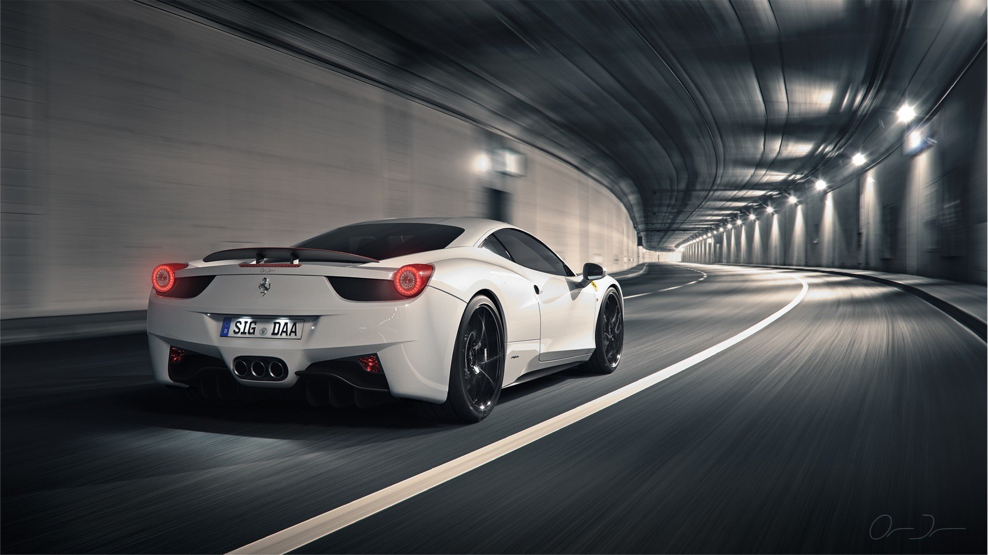 Awesome Ferrari 458 Italia Free Wallpaper Id - Ferrari Background - HD Wallpaper 