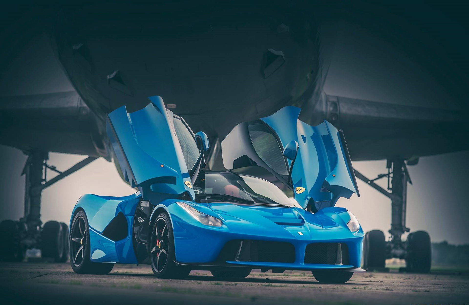 Ferrari Laferrari Wallpaper 4k Blue - HD Wallpaper 