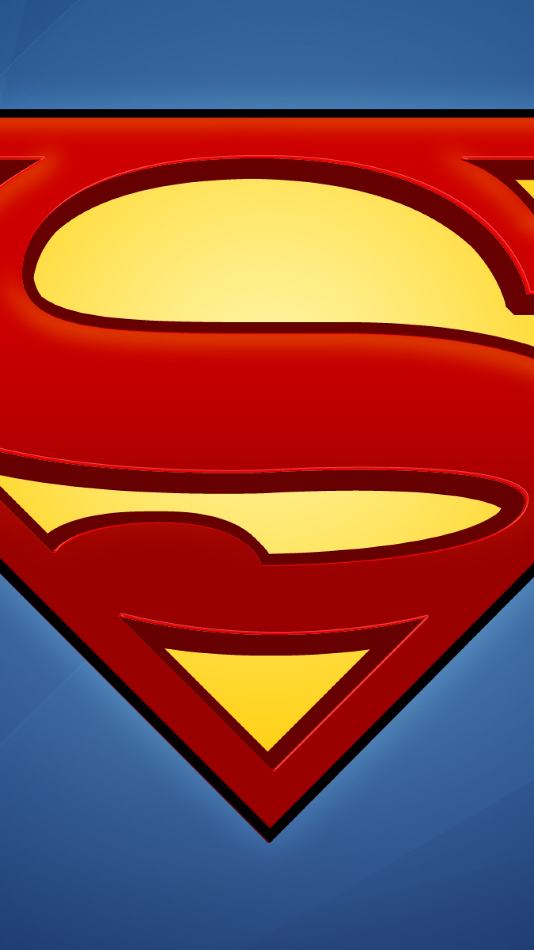 Superman Logo Wallpaper For Iphone - Superman Logo - 1080x1920 Wallpaper -  