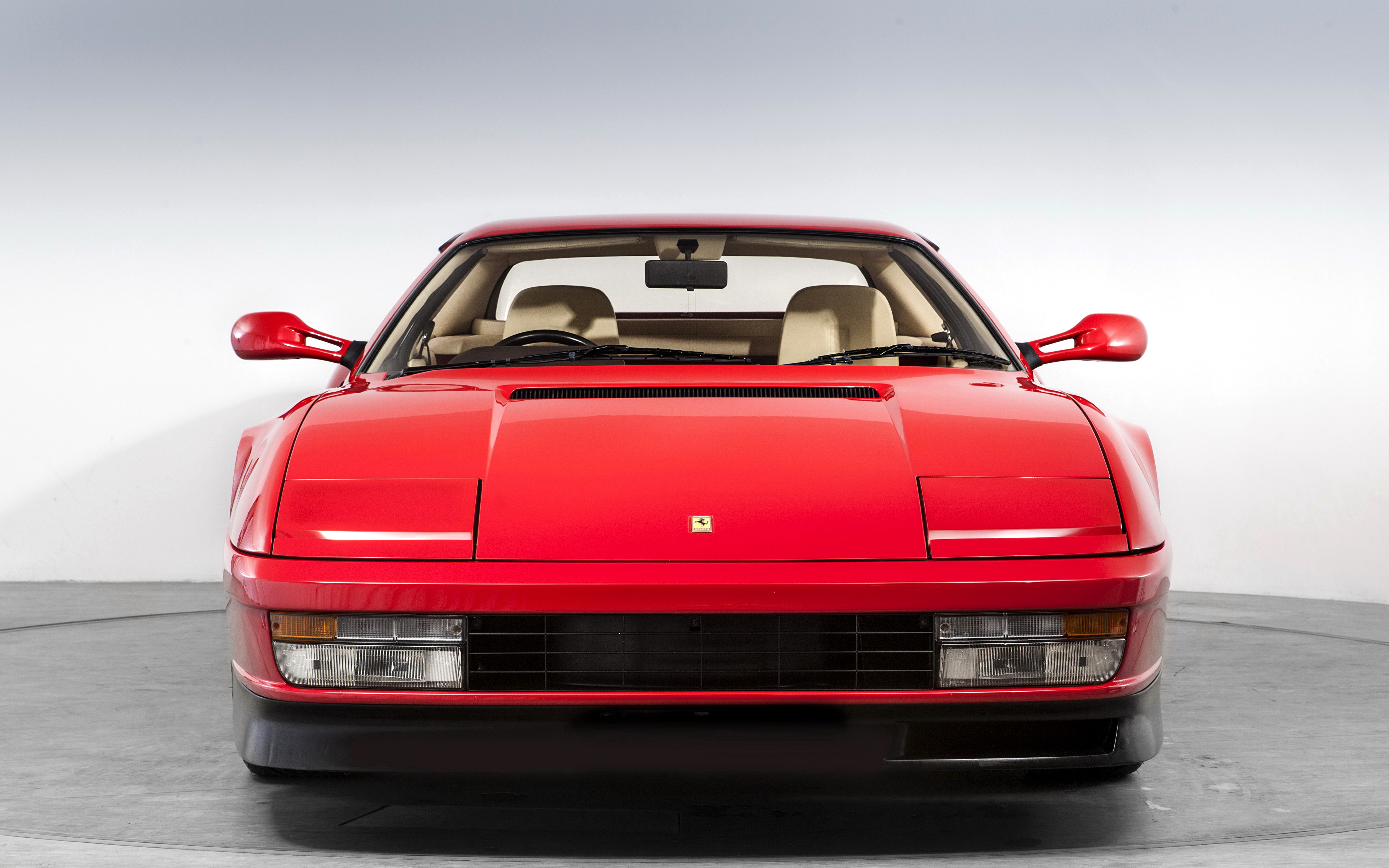 Ferrari Testarossa Front View - HD Wallpaper 