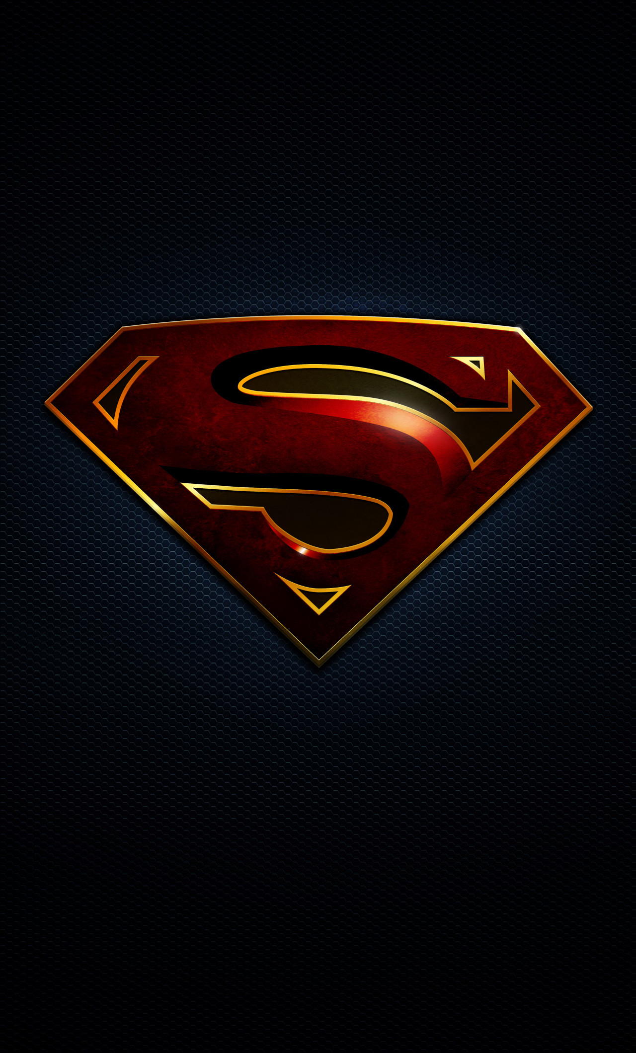 Superman Logo Wallpaper For Iphone 1280x2120 Wallpaper Teahub Io