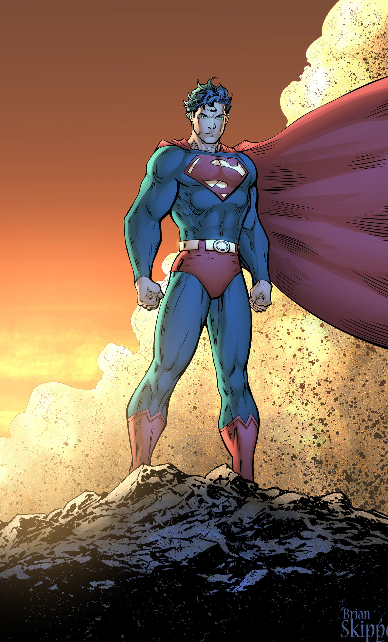 Dc Comics Superman Android Wallpaper Hd - 1280x2120 Wallpaper 