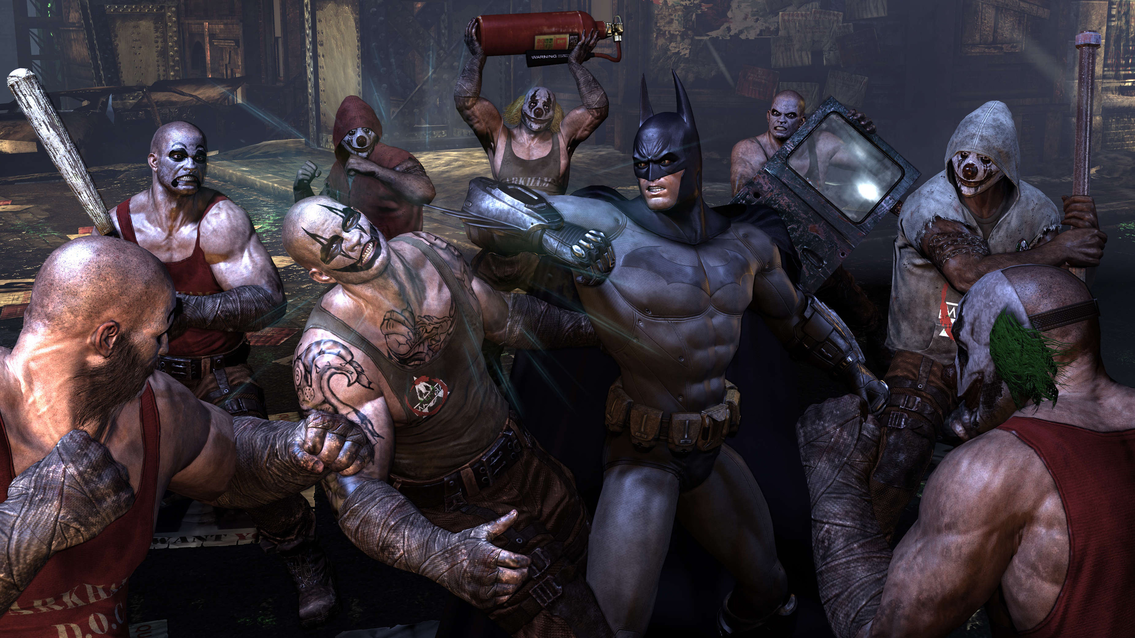 Arkham City Joker's Men - HD Wallpaper 