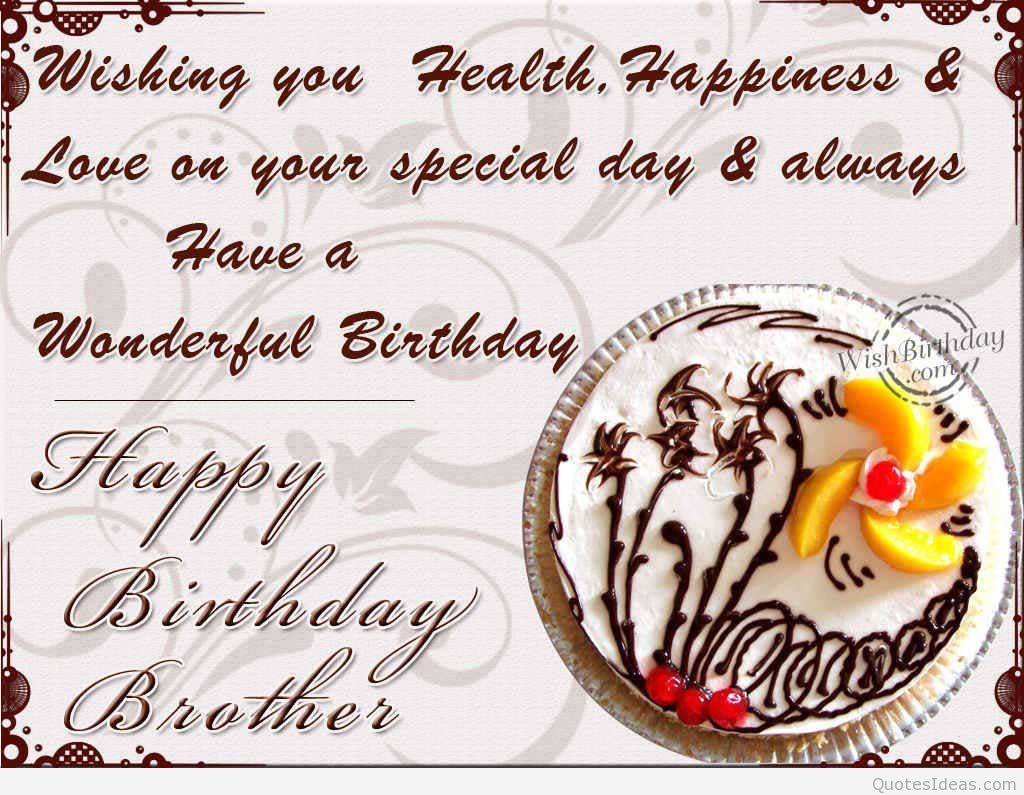 Happy Birthday Bhai Quotes - HD Wallpaper 