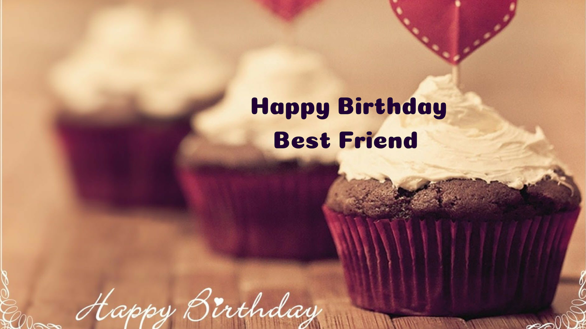Happy Birthday Best Friend Background Images Download - Happy Birthday Wallpaper For Friend - HD Wallpaper 